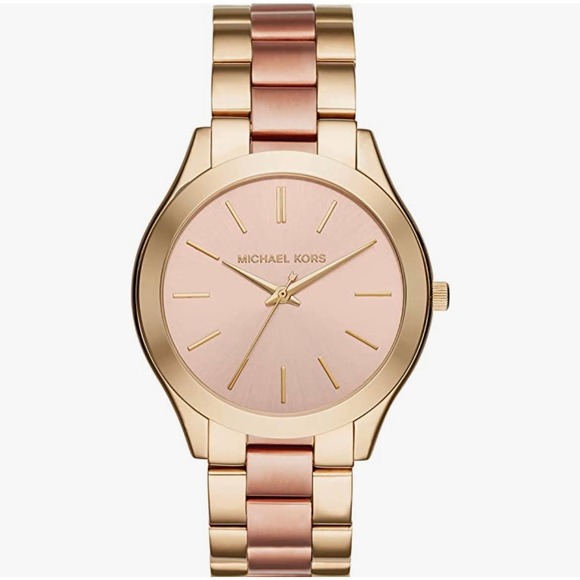 Michael Kors Other - Michael Kors Women's Slim Runway Three-Hand Stainless Steel Quartz Watch